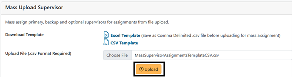 Upload button highlighted