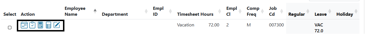 menu icons