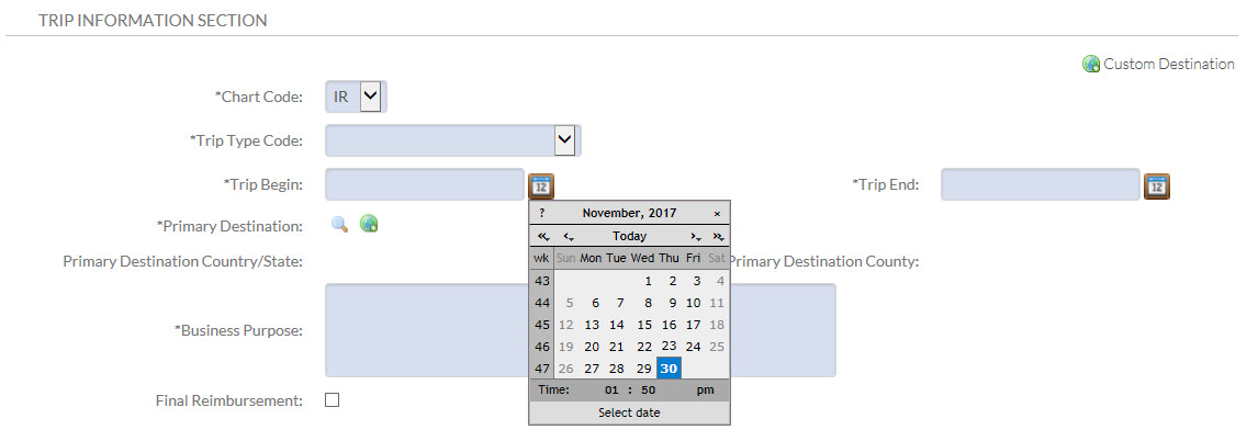 date-selector